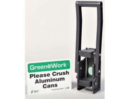SIGN INDUSTRIAL CAN CRUSHER AND RECYCLE