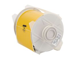 GlobalMark Reflective Labels 4 in W x 50 ft L Yellow
