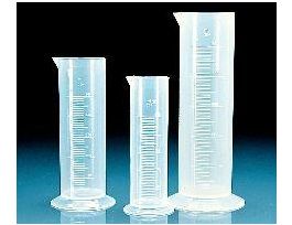 CYLINDER GRADUATED 250 ML PP PK6