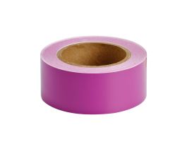 Solid Color Banding Tape for Pipe Marking - Roll Form, Indoor/Outdoor Industrial Vinyl, Purple, 2" x 30 Yd