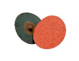 3M™ Cubitron™ II Roloc™ Fibre Disc 987C, 36+, TR, 4 in, Die R400BB, 25/Carton, 100 ea/Case