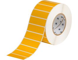 Harsh Environment Multi-Purpose Polyester Labels for 3" Core Printers - 1" x 3" Yellow