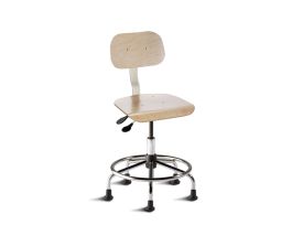 VWR CHAIR GLIDES MAPLE CHROME 19-26 IN