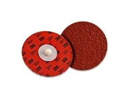 3M™ Cubitron™ II Roloc™ Durable Edge Disc 984F, 36+, YF-weight, TR, Maroon, 3 in, Die R300V, 50/Carton, 200 ea/Case