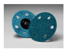 Scotch-Brite™ Roloc™ Surface Conditioning Disc, SC-DR, A/O Very Fine, TR, 3 in, D/F 6HL, 25/Carton, 100 ea/Case
