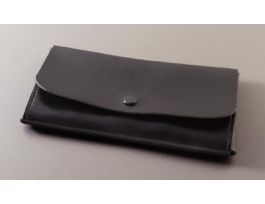 ONE BUTTON LEATHERETTE CS 6-LOOP BLACK