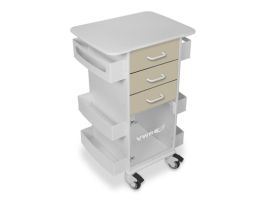 VWR CART PL36 LARGE STORAGE ALMOND BEIGE