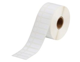 Aggressive Adhesive Multi-Purpose Nylon Labels with Vial Top for 1" Small Core Printers - 0.375" x 1" x 0.375" Dia
