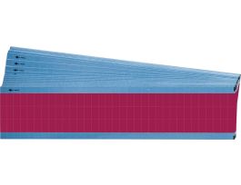 NEMA Wire Marker Permanent Adhesive Vinyl 0.5in H x 0.25in W Maroon PK/25 Crds