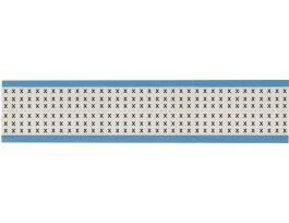 Alphabetical Acetate Cloth Upper Case Scored Wire Marking Cards, X 1800 Total