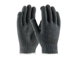 COTTON/POLYESTER  7G GRAY SHELL  2 SIDE BLK. DOT