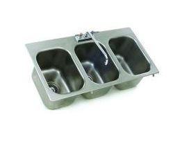 SINK SELF RIM 3 BOWL 14X16X9.5