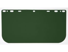 VISOR 8X15.5 040 POLY MED GRN