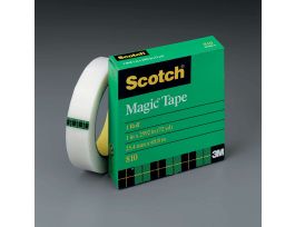 Scotch® Magic™ Tape 810, 1 in x 72 yd, 3 in Core, 36 Roll/Case
