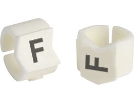 ClipSleeve Wire Markers Size 23 Nylon 8 AWG - 4 AWG, F Pack of 50 Pieces