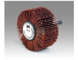 3M™ Flap Wheel 747D, 80 X-weight, Type 83, 2 in x 1 in x 1/4 in, 10 ea/Case