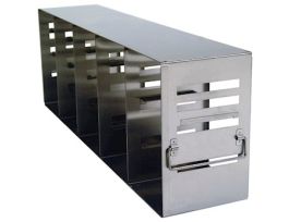 Adjustable Upright Freezer Rack for Standard 2" & 3" Boxes; holds (20) 2", (10) 3", or (10) 2"+(5) 3" boxes