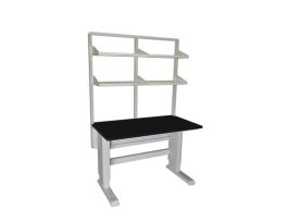 30X60 MOTOR+PHENOLIC+DBL UPRIGHTS+4SHELF