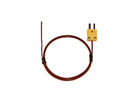 Type-K Pvc-Insulated Probe Exposed Tip Mini-Connector, Exposed 3ft 24 -Gauge