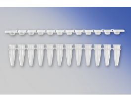 CAP PCR FLAT 12STRIP CLR PK80. CS