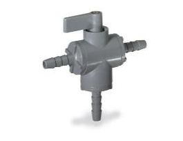 VALVE BALL PVC 1/4 BARB VITON