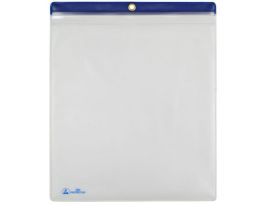 POUCH VINYL BLUE-HDR ESD 10INX12IN 10PK
