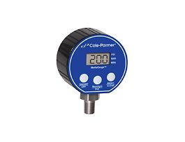 High-Accuracy Digital Gauge, 0 to 1000 psig, 4-Digit LCD