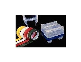 TAPE CLEAR 1INCR W/LEADERS PK6. PK