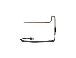 Type-J Heavy-Duty SS Penetrationation Probe Mini-Connector, 6" L .188 Dia Grounded