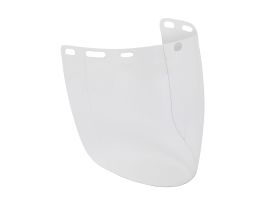 Clear Molded Polycarbonate Visor, Aspherical, Universal Fit, .078"x8"x15"