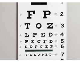 EYE TEST CHART SNELLEN