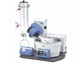 Rotary Evaporator with Dry Ice Condenser, Coated Glassware and Digital Speed/Temperature/Lift Control; 100 to 240 VAC