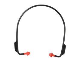 Mega Flare Ear Plugs, Corded, 32  dB NRR, Red PU Foam, 100/Box