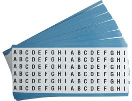 Cable Markers Glossy Permanent Vinyl, A to I 450 Total