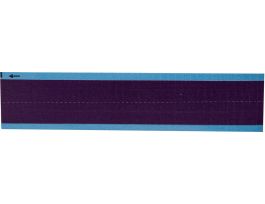 NEMA Wire Marker Repositionable Vinyl 0.75in H x 0.25in W Purple PK/25 Crds