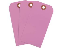 Blank Write-On Tags, 4.75" H x 2.375" W, Cardstock, Pink 1000/PK
