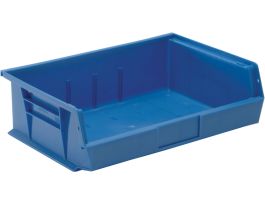 BIN STACK HANG PP BLUE 11X16 1/2X8 IN