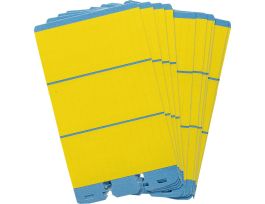 NEMA Wire Marker Repositionable Vinyl 1.56in H x 0.22in W Yellow PK/10 Crds