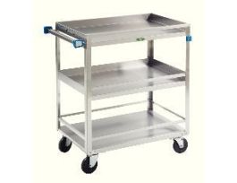 STNLSS RAIL CART 19X31X34 3/4 3 TIER