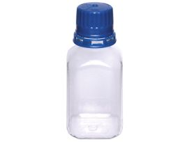 Square Media Bottle, Sterile, 250 mL, PETG, 24 per pack, 96/CS