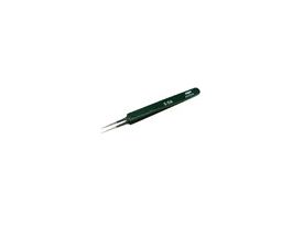 Color Coded Extra-Fine Pointed Tip 5 Tweezers, Green, 4.25" L; 1/pk