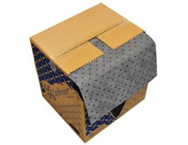 Premium Universal Gray Spill Pads, Medium-Weight, 16" x 18", 100/Case