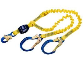 3M™ DBI-SALA® EZ-Stop™ 100% Tie-Off Shock Absorbing Lanyard 1246193, Yellow, 6 ft
