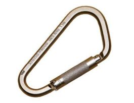 3M™ DBI-SALA® Self-Closing/Triple Locking Carabiner 2000300, Zinc Plated Steel, 2 in Gate