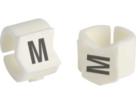 ClipSleeve Wire Markers Size 23 Nylon 8 AWG - 4 AWG, M Pack of 50 Pieces