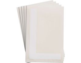 ToughStripe® Floor Marking Polyester 8 in Label Letter L White 20/PK
