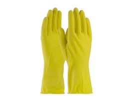 Assurance Unsupport Latex, Ylw., 16 Mil, 12 Inch, Flocked, Honeycomb, MD