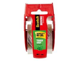 Scotch® Tough Grip Moving Packaging Tape, 1.88 in x 27.7 yd (48 mm x 25,4 m)