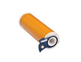 BBP85 Low Halide Polyester Labels 10 in W x 50 ft L Ochre