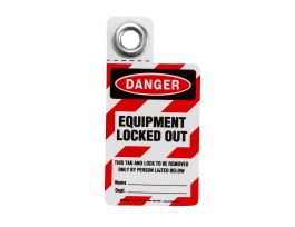 Equipment Locked Out Tag DANGER 3 in H x 2 in W